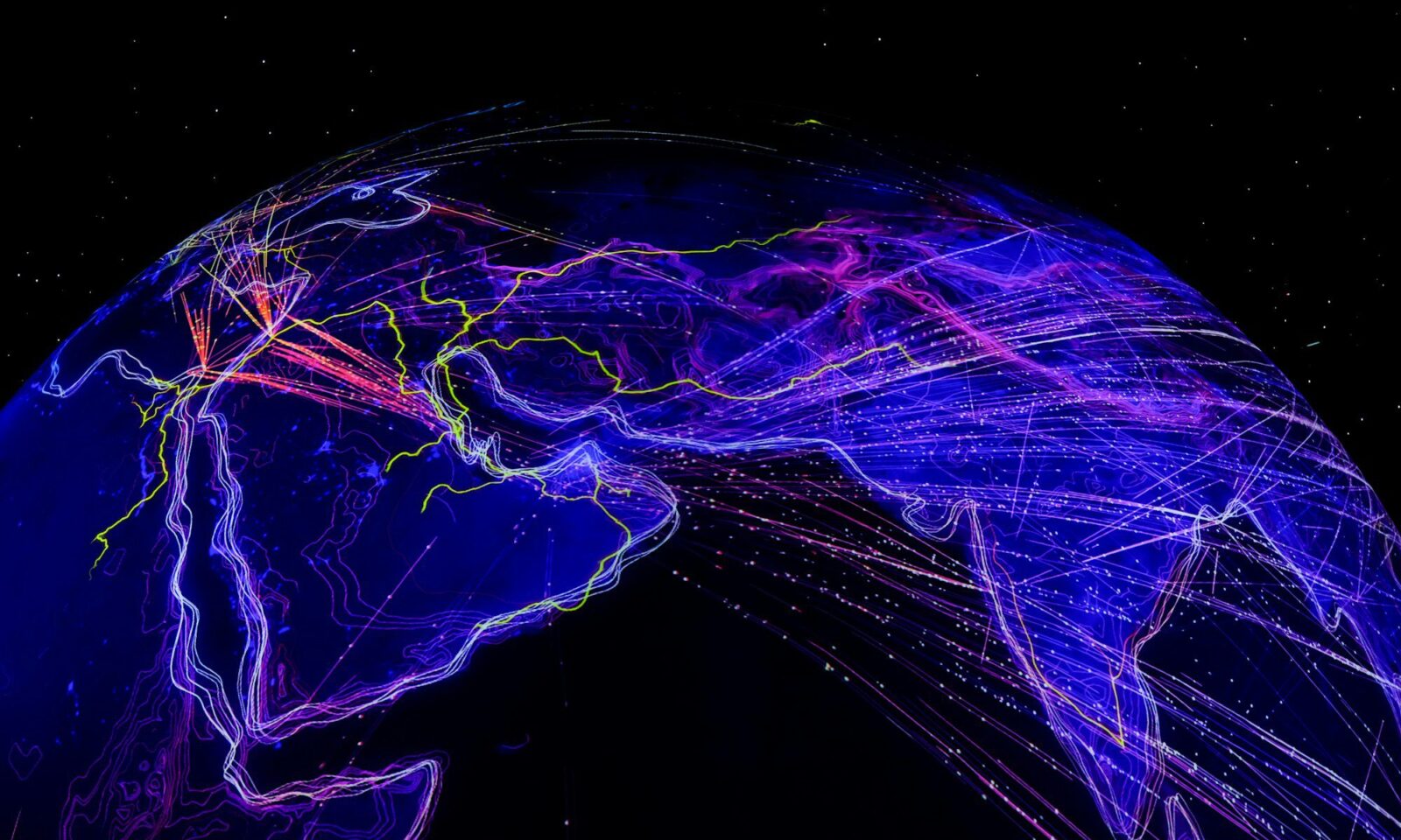 spectacle-lumineux-à-dubaï-montrant-comment-le-monde-évolue-pavillon-mobilité-alif-expo-dubaï-2020